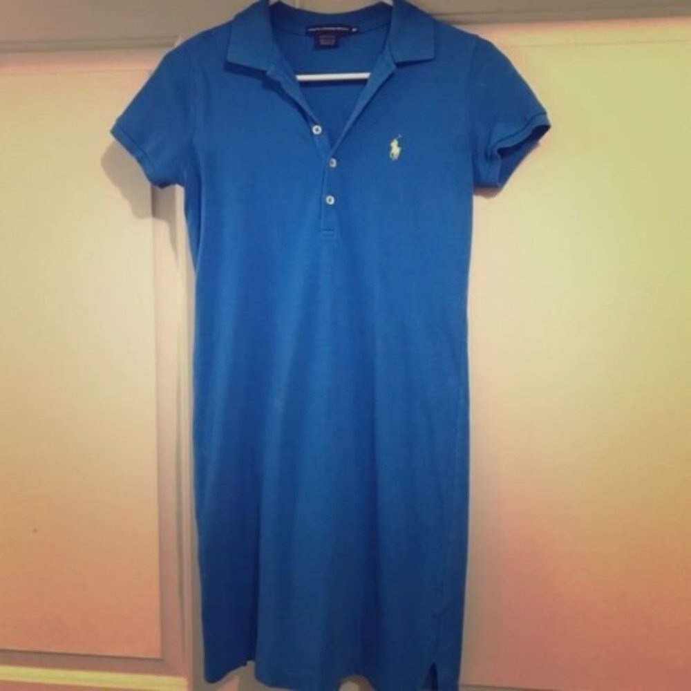 Ralph Lauren blue polo dress - Picture 3 of 5